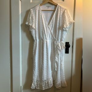 Beautiful Ophelia Roe Faux Wrap Dress